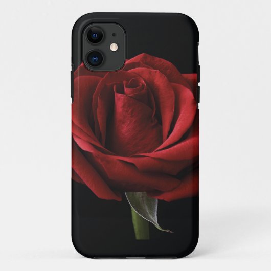 Rode roos met kussen Case-Mate iPhone case (Achterkant)
