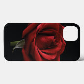 Rode roos met kussen Case-Mate iPhone case (Achterkant (horizontaal))
