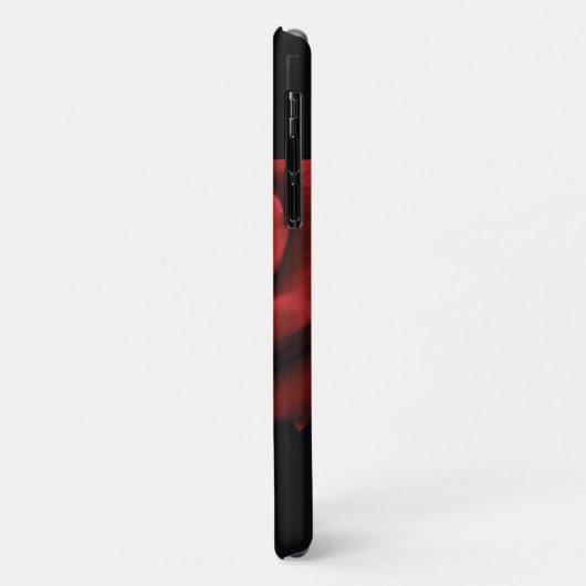 Rode roos met kussen Case-Mate iPhone case (Achterkant/links)