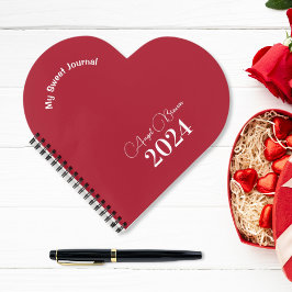 Rode Roos, Minimalistische Zoete Journal Notitiebo Notitieboek