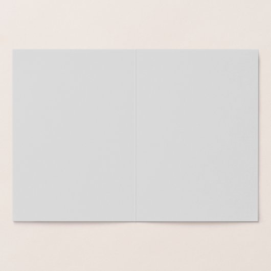 Rode roos - Moederdag Folie Kaarten (Binnen)