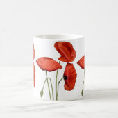 „Rode Roos Mok - Elegante Bloem Coffee Cup“ (Center)