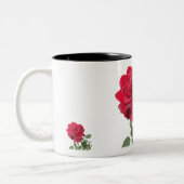 Rode roos mok - handgeschilderd (Links)