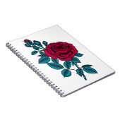 Rode roos notitieboek (Rechterzijde)