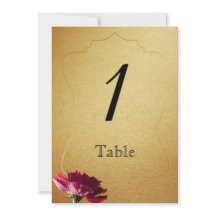 Rode Roos op Gouden Huwelijkstafelnummer