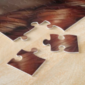 rode roos paddenstoel liefhebber kunstenaar ontwer legpuzzel (Zijkant)