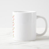 Rode Roos Patroon Grote Koffiekop (Rechts)