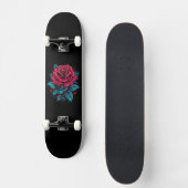 Rode Roos Persoonlijk Skateboard (Voorkant)