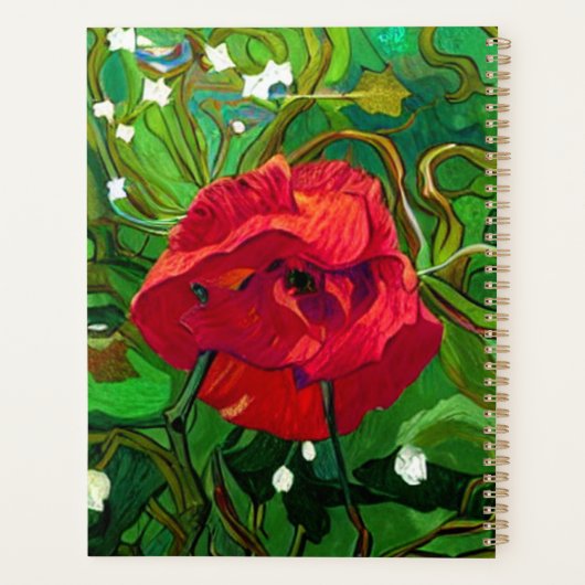 RODE ROOS PLANNER (Achterkant)