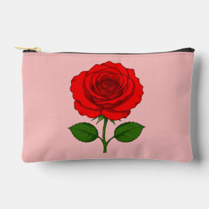 Rode Roos Portemonnee Etui
