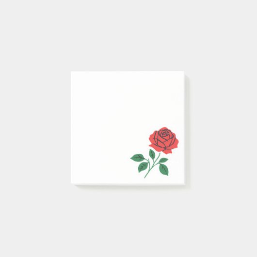 Rode Roos Post-it® Notes (Voorkant)