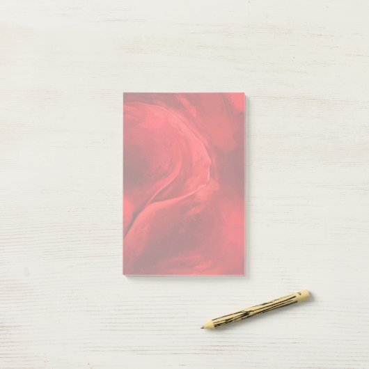 Rode Roos Post-it® Notes (Op bureau)