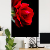 Rode roos poster (Thuiskantoor)