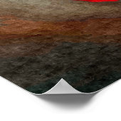 Rode Roos Poster (Hoek)