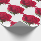 Rode roos - Red rose Cadeaupapier (Hoek)
