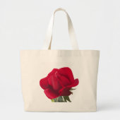 Rode roos - Red rose Grote Tote Bag (Voorkant)
