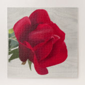 Rode roos - Red rose Legpuzzel (Horizontaal)