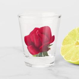 Rode roos - Red rose Shot Glas