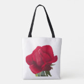 Rode roos - Red rose Tote Bag (Achterkant)