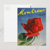  Rode Roos Roos Roos ZZwitserland Briefkaart (Voorkant / Achterkant)