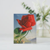  Rode Roos Roos Roos ZZwitserland Briefkaart (Staand voorkant)