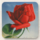  Rode Roos Roos Roos ZZwitserland Drankjes Onderzetter (Voorkant)