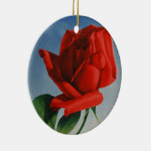  Rode Roos Roos Roos ZZwitserland Keramisch Ornament (Rechts)