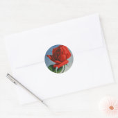  Rode Roos Roos Roos ZZwitserland Ronde Sticker (Envelop)