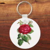 Rode roos sleutelhanger (Voorkant)