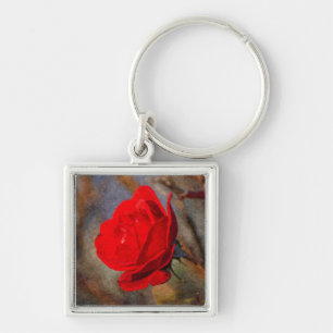 Rode Roos Sleutelhanger