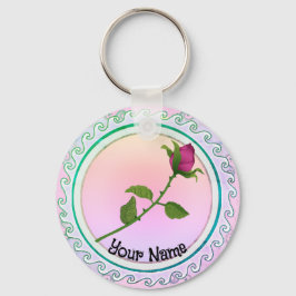 Rode Roos Sleutelhanger