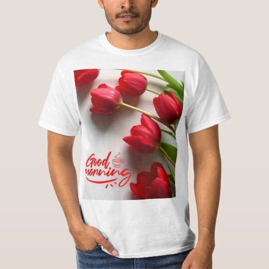 Rode roos 🌹 t-shirt (Voorkant)