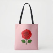Rode Roos Tassen Tas (Voorkant)
