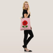 Rode Roos Tassen Tas (Op model)