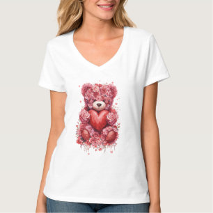 “Rode Roos Teddybeer – Cute Valentijns Cadeau voor T-shirt