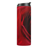 rode roos thermosbeker (Gedraaid links)