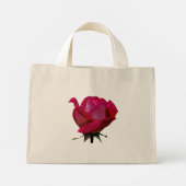 Rode roos Thunder_Cove Mini Tote Bag (Achterkant)