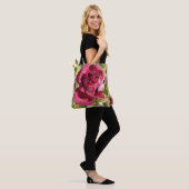 Rode Roos  Tote Bag (Op model)