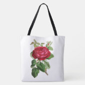 Rode Roos Tote Bag (Achterkant)