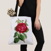 Rode Roos Tote Bag (Dichtbij)
