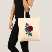 Rode roos tote bag (Voorkant (product))