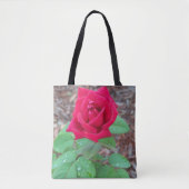 Rode Roos Tote Bag (Voorkant)