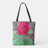 Rode Roos Tote Bag (Achterkant)