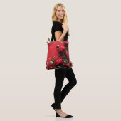 Rode roos tote bag (Op model)
