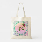 Rode Roos Tote Bag (Achterkant)