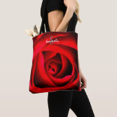 Rode Roos Tote tas (Dichtbij)