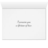 Rode Roos trouwdag (Binenzijde Horizontaal (Onderkant))