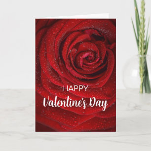 Rode Roos, Valentijn  Kaart