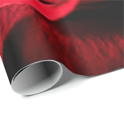 Rode roos valentine day closeup macrodesign, roman cadeaupapier (Rol Hoek)