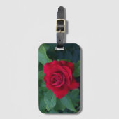 Rode Roos Van dichtbij Bagagelabel (Voorkant (verticaal))